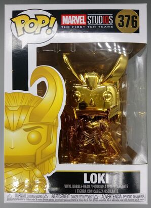 #376 Loki (Gold) - Chrome - Marvel - Marvel Studios 10