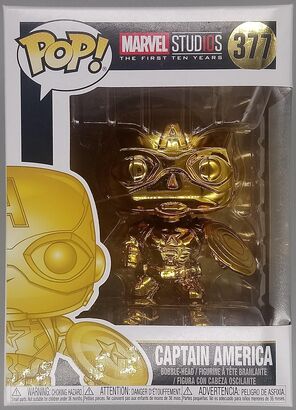 #377 Captain America (Gold) - Chrome - Marvel Studios 10