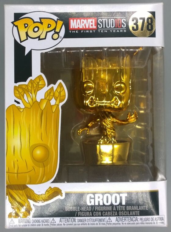 #378 Groot (Gold) - Chrome - Marvel Studios 10 Years