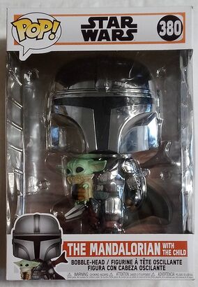 #380 The Mandalorian with Child 10 Inch Star Wars BOX DAMAGE