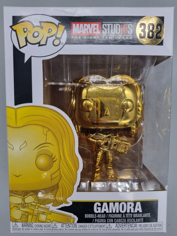 #382 Gamora (Gold) Chrome - Marvel 10 Years