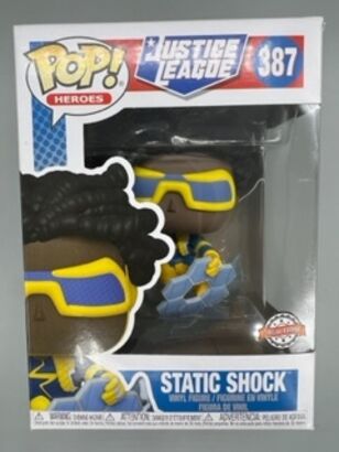 #387 Static Shock - DC Justice League - BOX DAMAGE