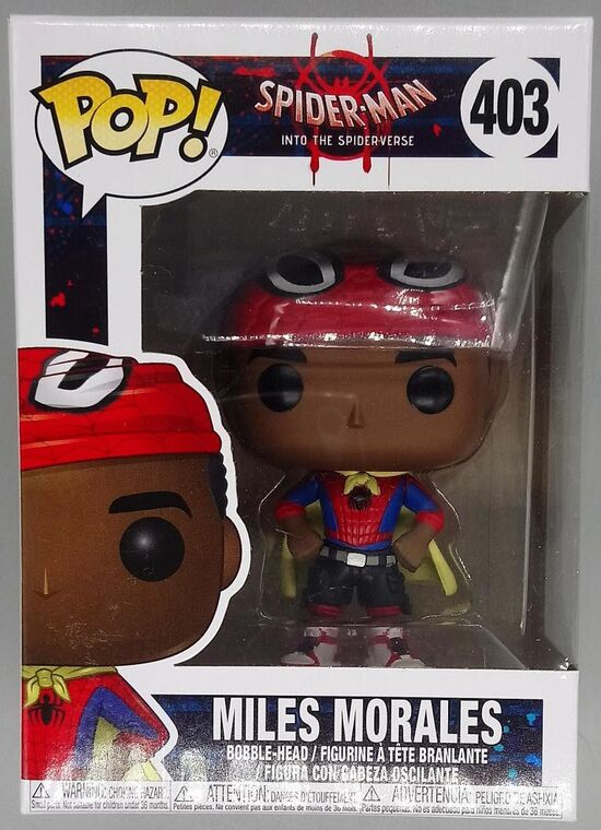 #403 Miles Morales (w/ Cape) Marvel - Into the Spiderverse