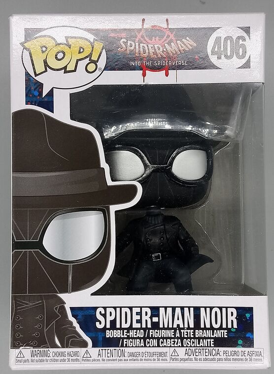 #406 Spider-Man Noir (Hat) Marvel Spiderman Into The Spiderv