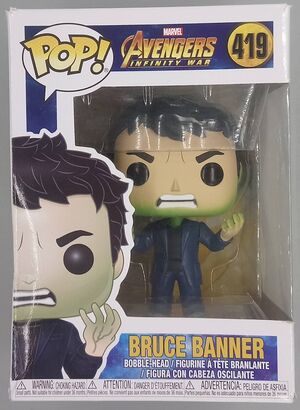 #419 Bruce Banner - Marvel Avengers Infinity War BOX DAMAGE