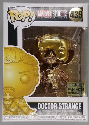 #439 Doctor Strange (Gold) Chrome - Marvel Studios 10 DAMAGE