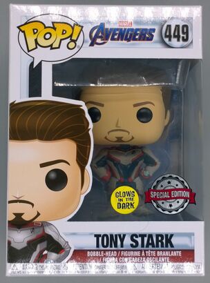 #449 Tony Stark (Team Suit) - Glow - Marvel Avengers Endgame