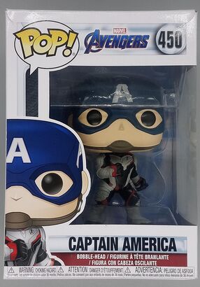 #450 Captain America (Team Suit) Marvel Avengers BOX DAMAGE