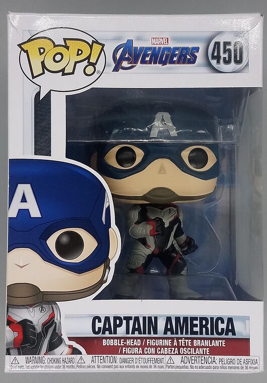 #450 Captain America (Team Suit) Marvel Avengers BOX DAMAGE