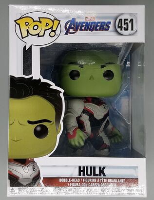 #451 Hulk (Team Suit) Marvel Avengers Endgame BOX DAMAGE