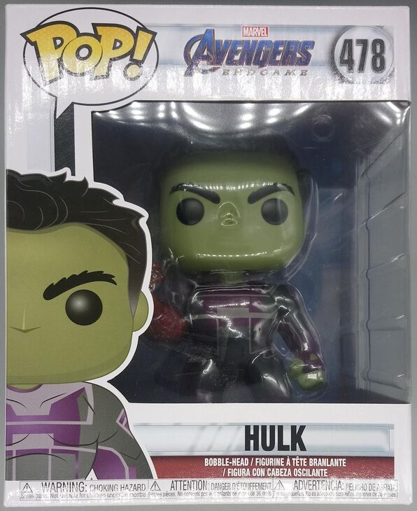 #478 Hulk (w/ Gauntlet) 6 inch - Marvel Avengers Endgame