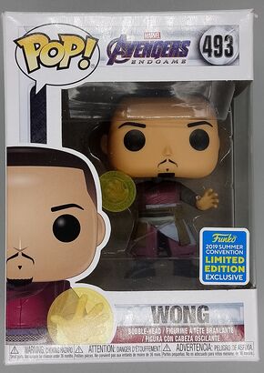 #493 Wong - Marvel Avengers Endgame - 2019 Con BOX DAMAGE