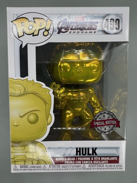 Avengers Endgame - Hulk Yellow Chrome - POP! MARVEL action figure 499