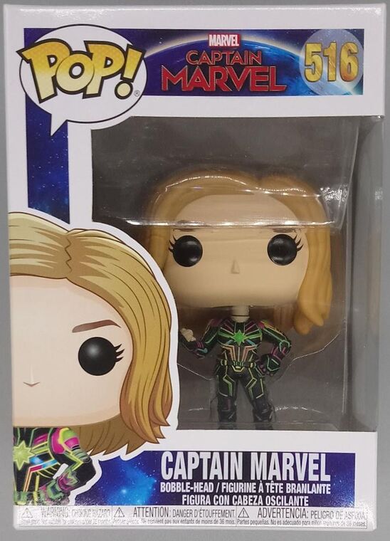 #516 Captain Marvel (Neon) Marvel - Captain Marvel