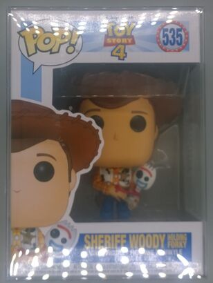 #535 Sheriff Woody (Holding Forky) - Disney Toy Story 4