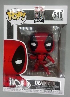 #546 Deadpool (First Appearance) Marvel 80 Years