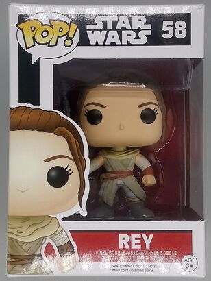 #58 Rey - Star Wars The Force Awakens - BOX DAMAGE