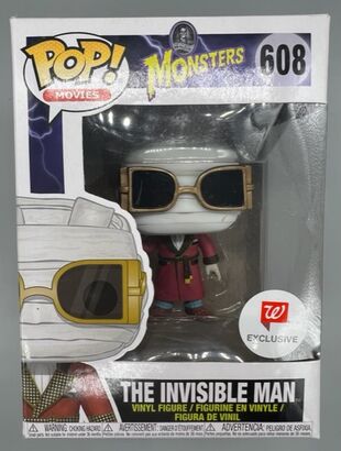 #608 The Invisible Man - Universal Monsters - BOX DAMAGE
