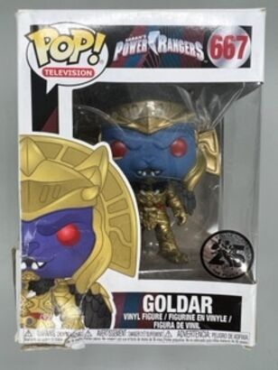 #667 Goldar - Power Rangers - BOX DAMAGE