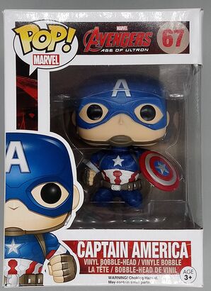 #67 Captain America -Marvel Avengers - BOX DAMAGE