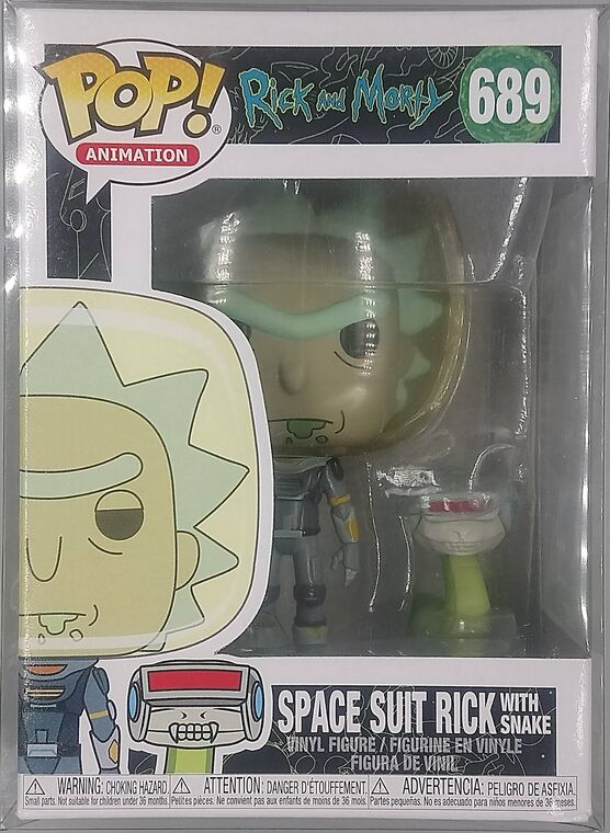 #689 Space Suit Rick (with Snake) - Rick and Morty