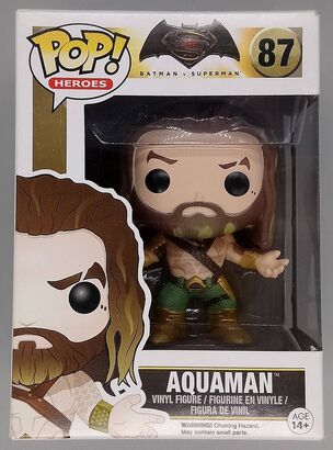 #87 Aquaman - DC - Batman V Superman - BOX DAMAGE