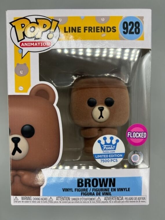 #928 Brown - Flocked - Line Friends - 7,500pc LE