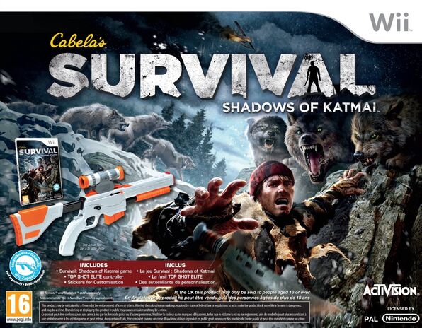 Cabelas Survival: Shadows of Katmai with Gun